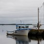 <p align=left>Au port de Val-Comeau, Nouveau-Brunswick.